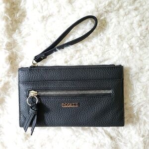 Rosetti Black Wallet Wristlet – Faux Leather